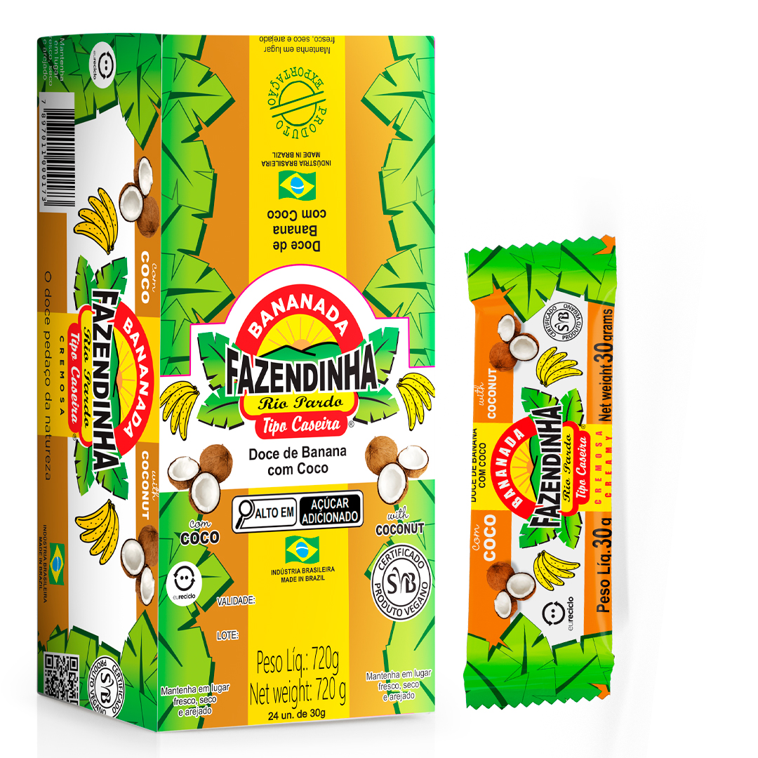 Bananada com Coco